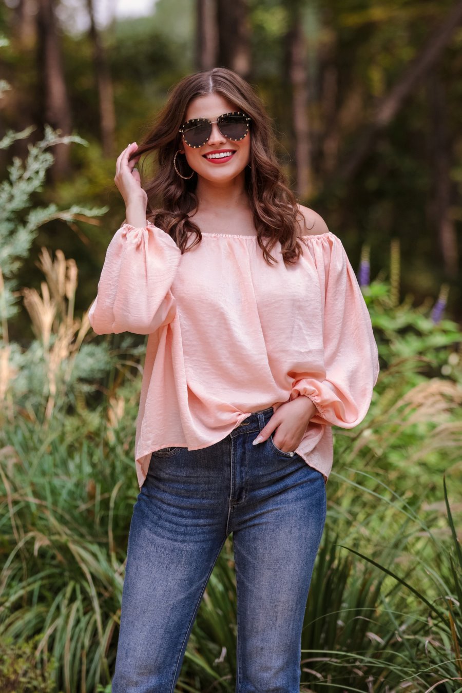 Chasing Fame Satin Off the Shoulder Top - Jess Lea Wholesale