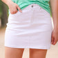 Nova White Denim Skirt - Jess Lea Wholesale