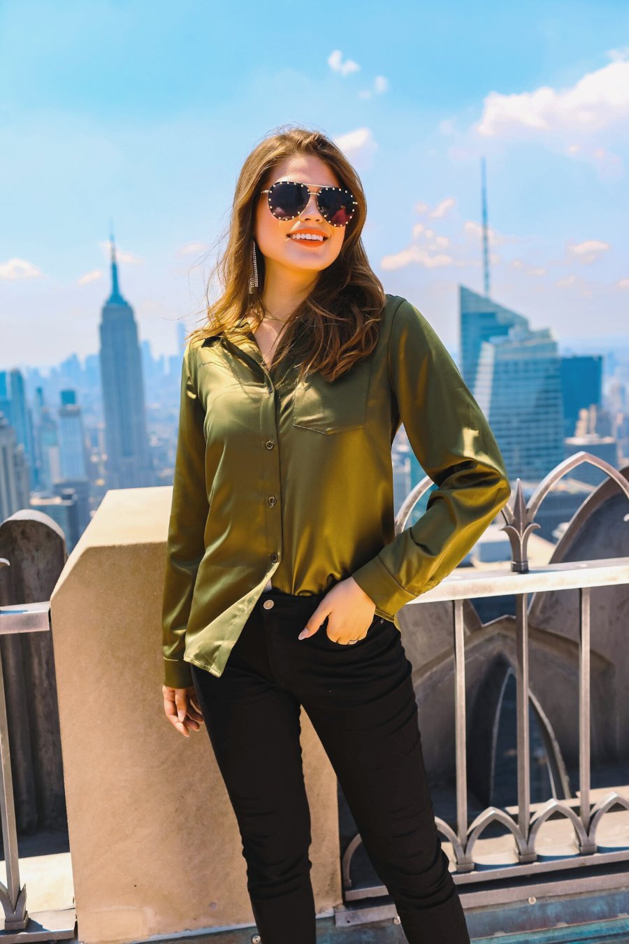 Boss Babe Button Up Top - Jess Lea Wholesale