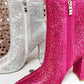 Dripping In Rhinestones Booties - Jess Lea Wholesale
