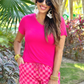 Checked Out Checkered Drawstring Everyday Shorts - Jess Lea Wholesale