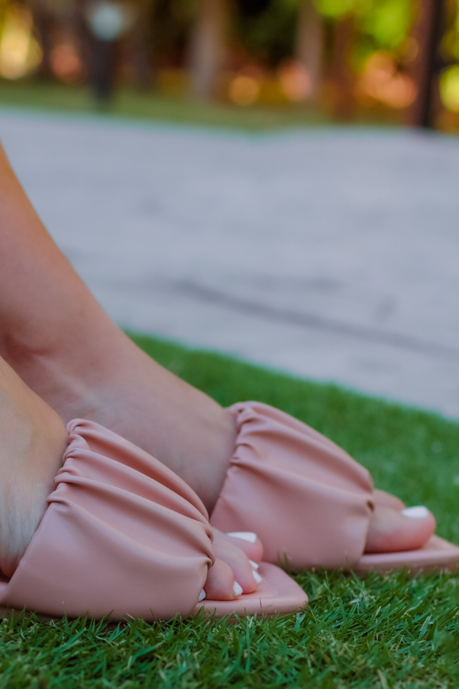 April Ruched Sandals - Jess Lea Wholesale