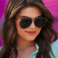 Showstopper Studded Aviator Sunglasses - Jess Lea Wholesale