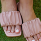April Ruched Sandals - Jess Lea Wholesale