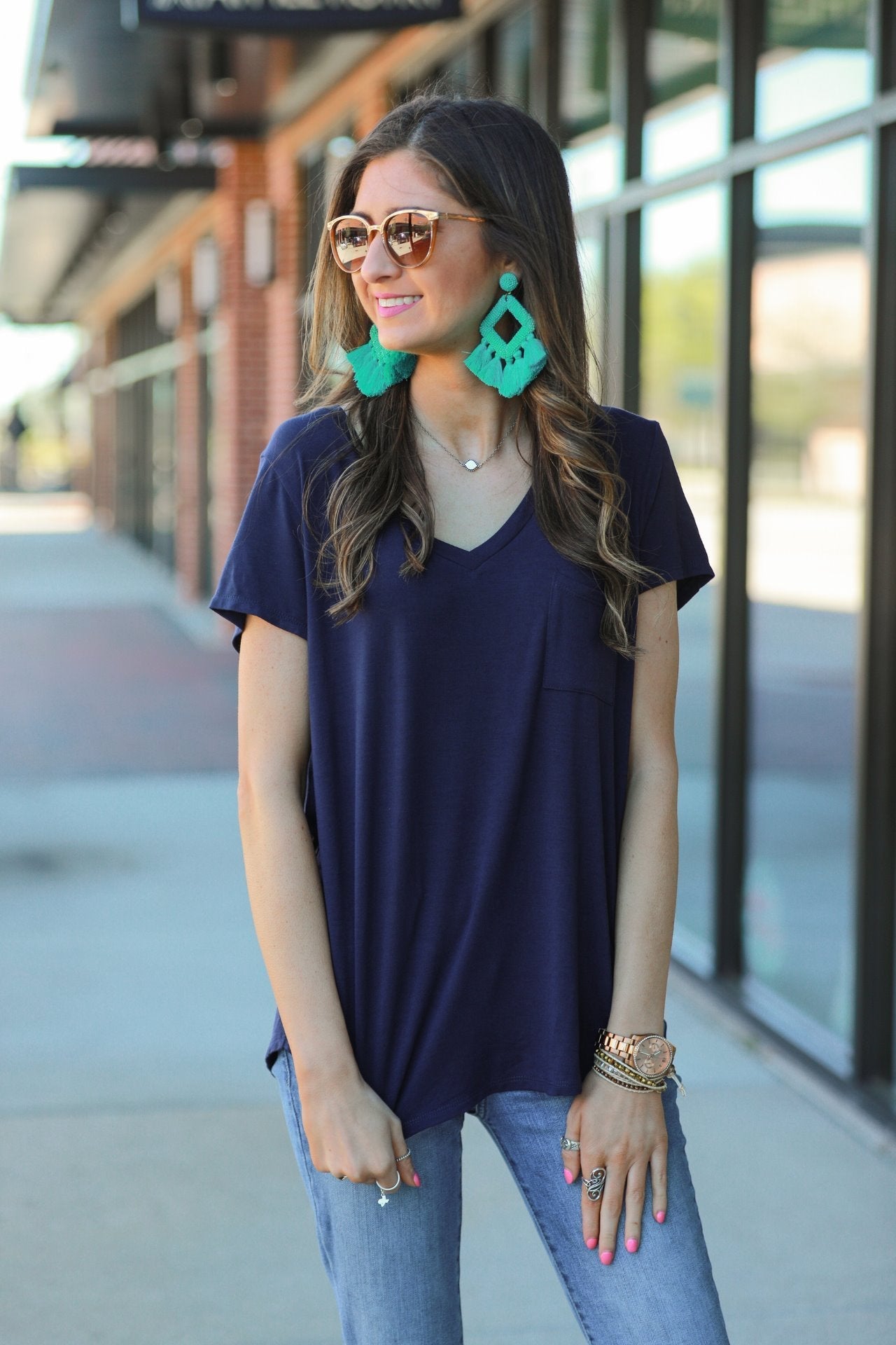 Jess Lea Basic Pocket Tee - Jess Lea Wholesale