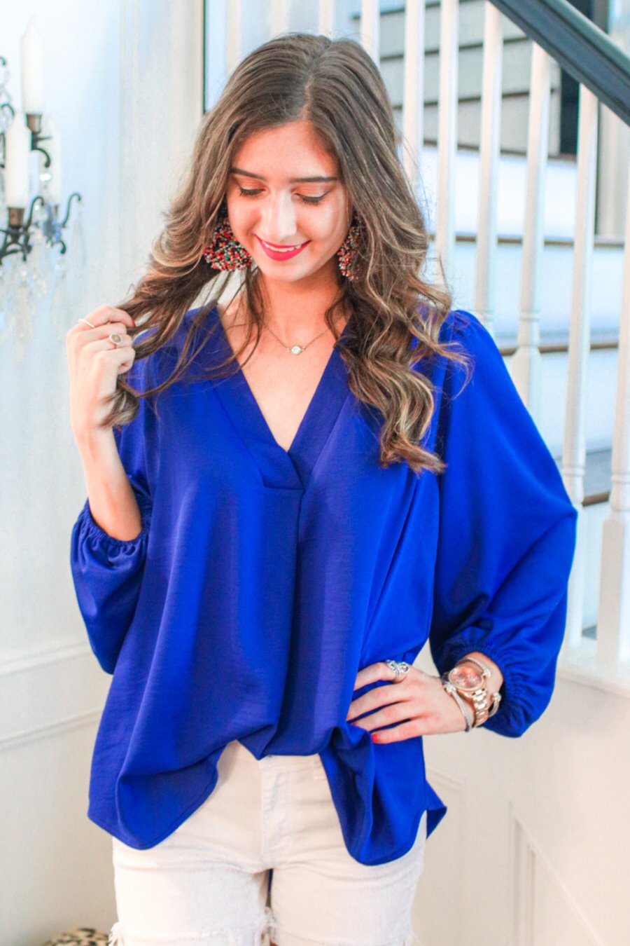 Jamie Balloon Sleeve Top - Jess Lea Wholesale