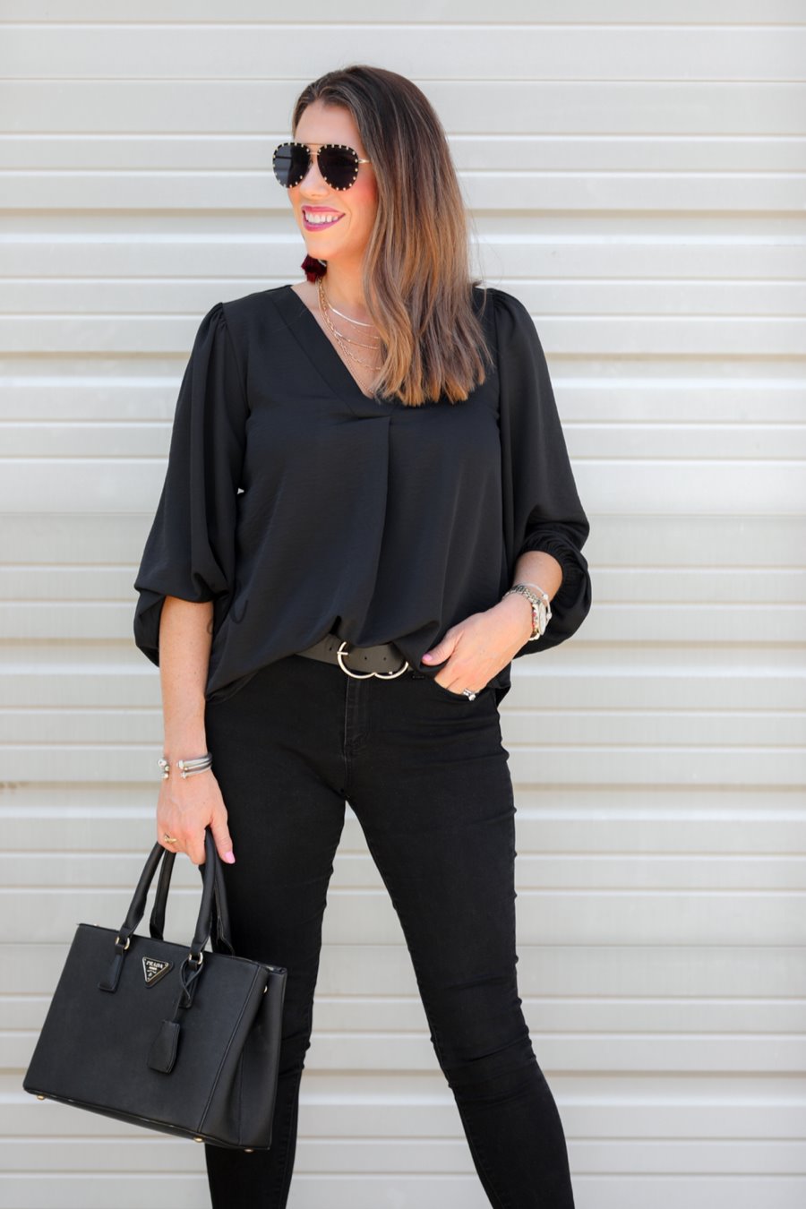 Jamie Balloon Sleeve Top - Jess Lea Wholesale