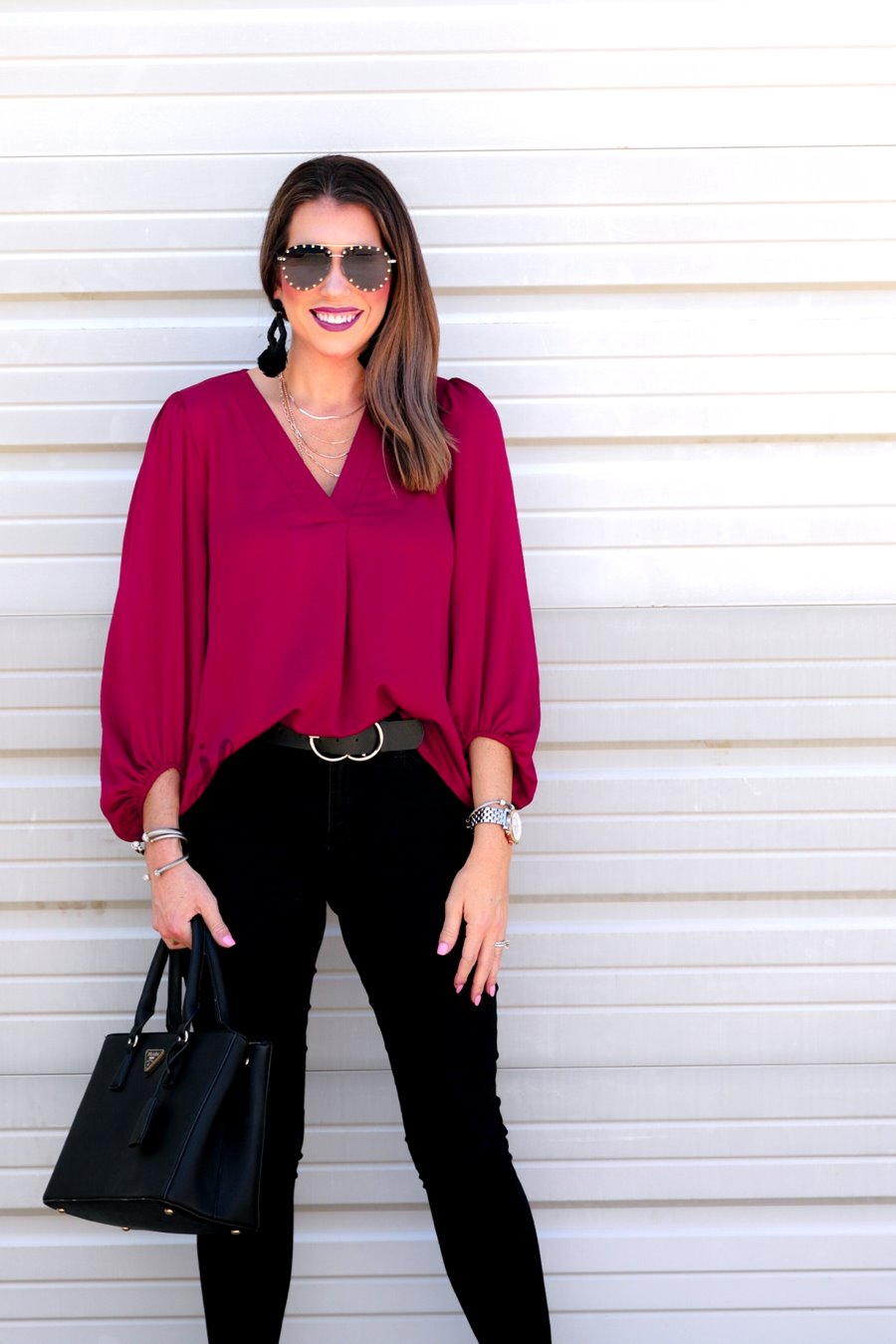 Jamie Balloon Sleeve Top - Jess Lea Wholesale