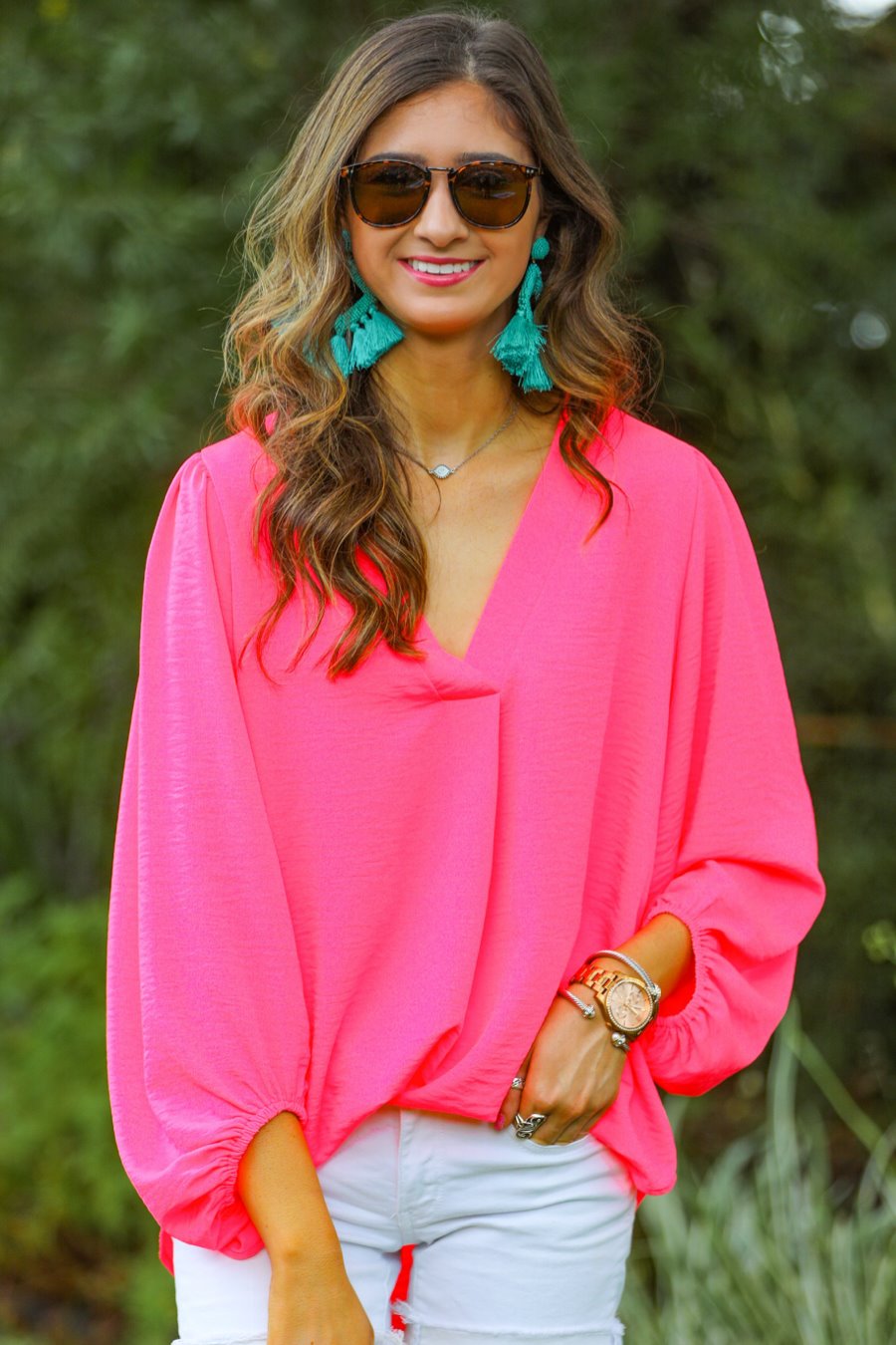 Jamie Balloon Sleeve Top - Jess Lea Wholesale