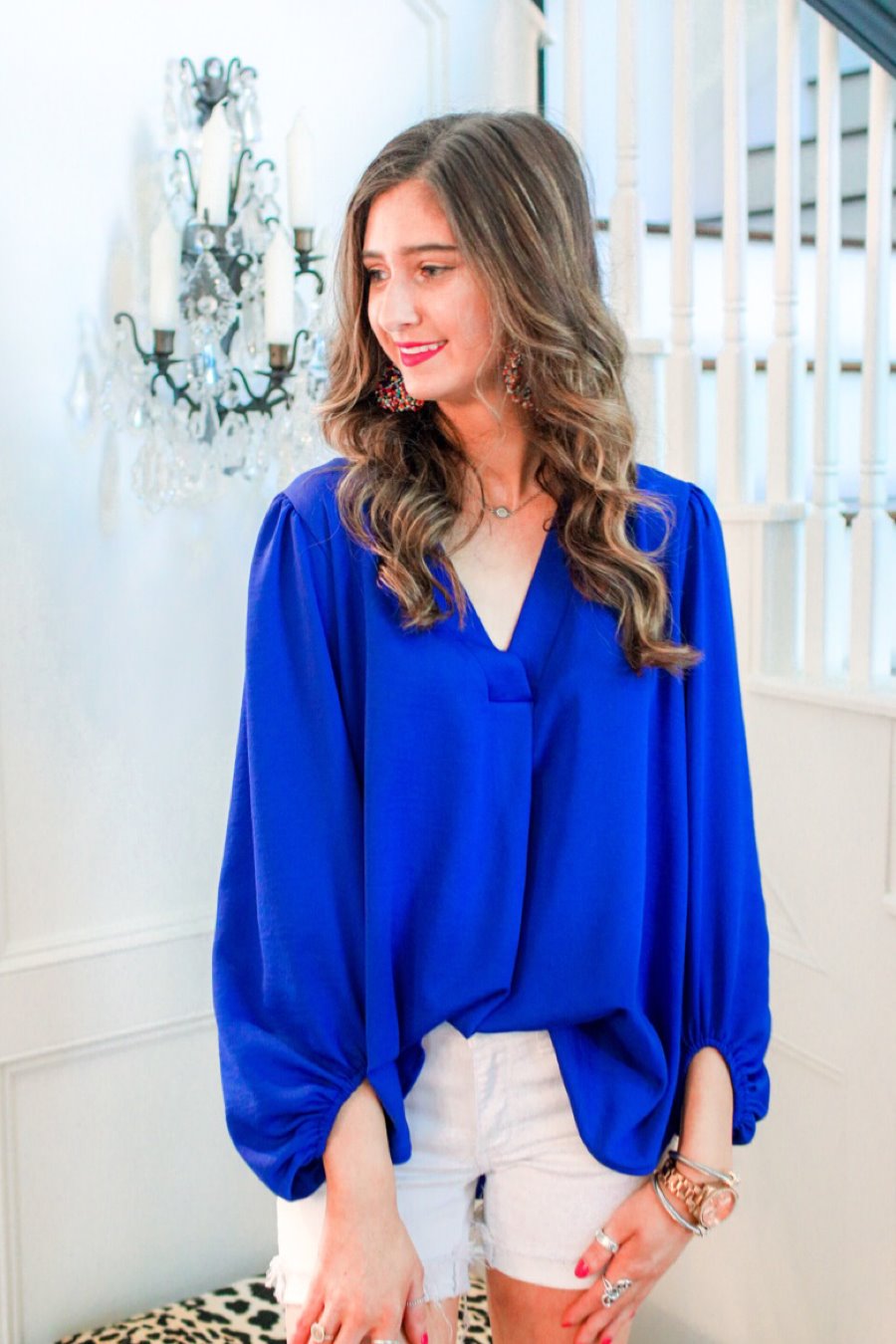 Jamie Balloon Sleeve Top - Jess Lea Wholesale