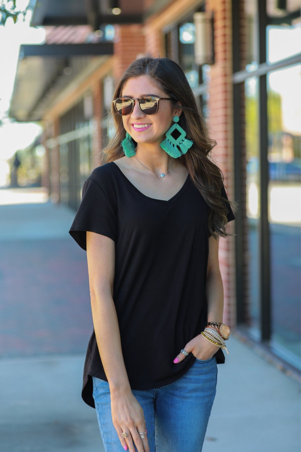 Jess Lea Basic Pocket Tee - Jess Lea Wholesale