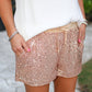 VIP Status Sequin Drawstring Shorts - Jess Lea Wholesale