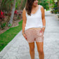 VIP Status Sequin Drawstring Shorts - Jess Lea Wholesale
